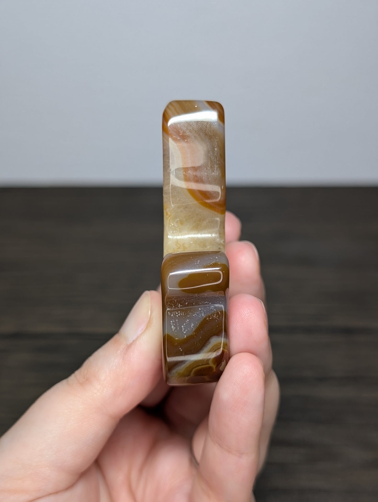 Druzy Agate Cat Carving