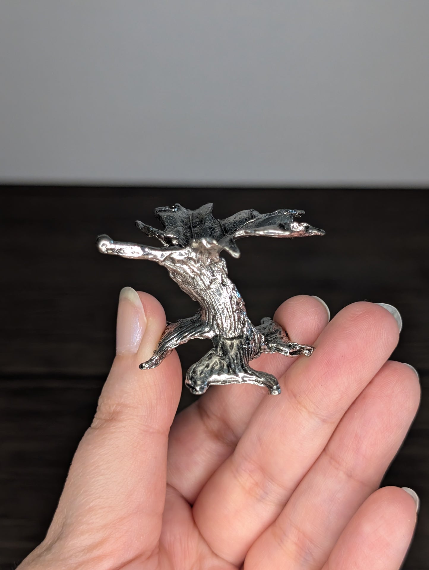 Metal Maple Tree Mini Sphere Holder