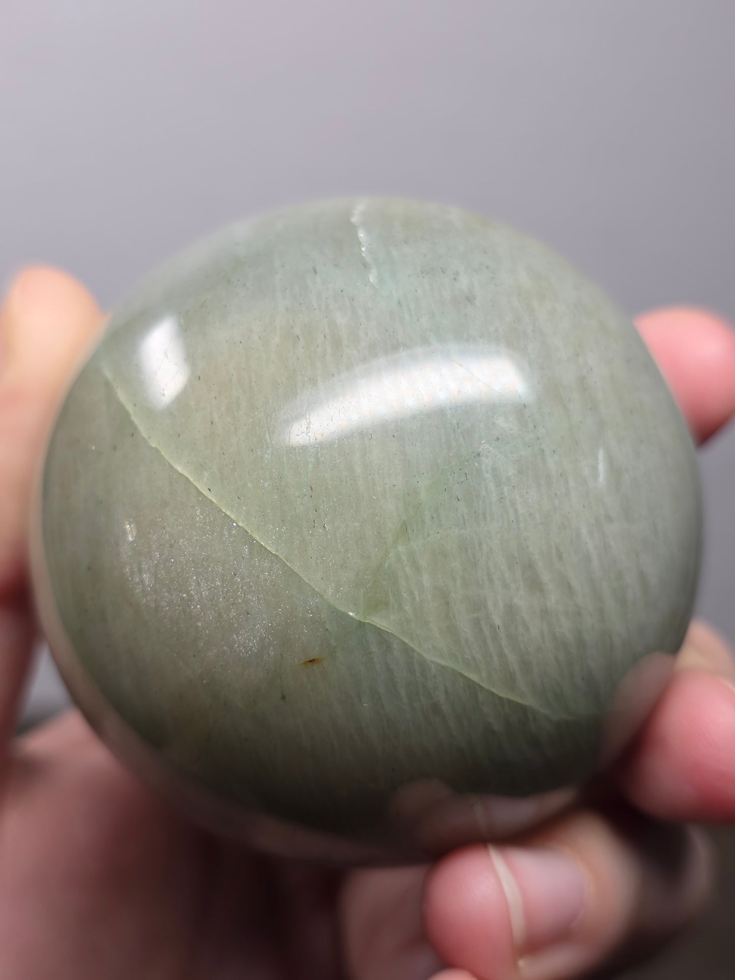 Green Moonstone Sphere