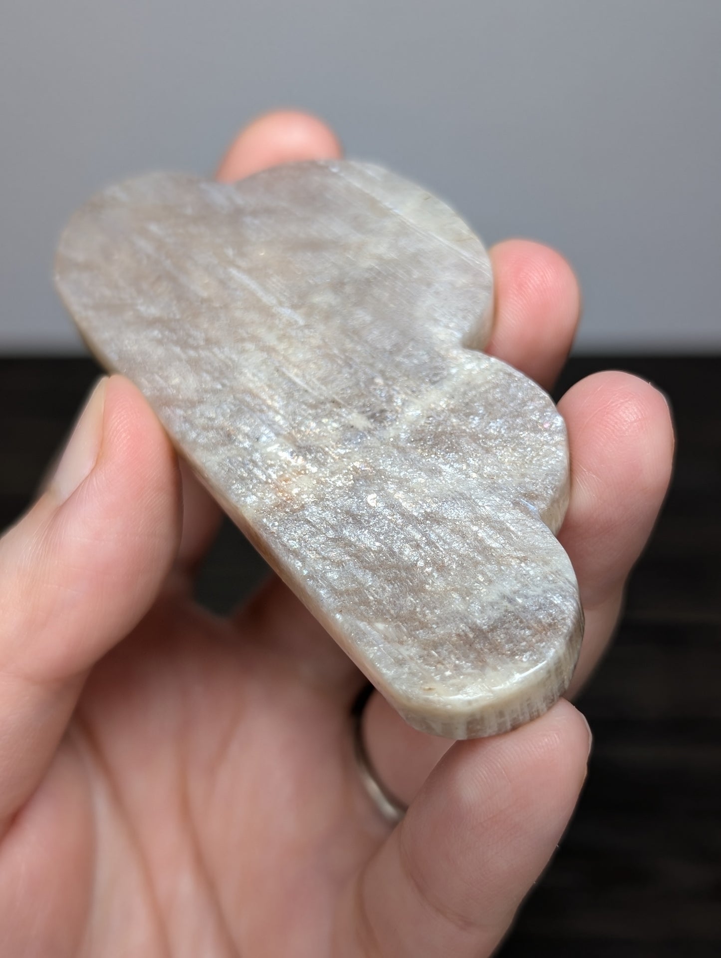 Blue Moonstone x Sunstone Cloud Carving