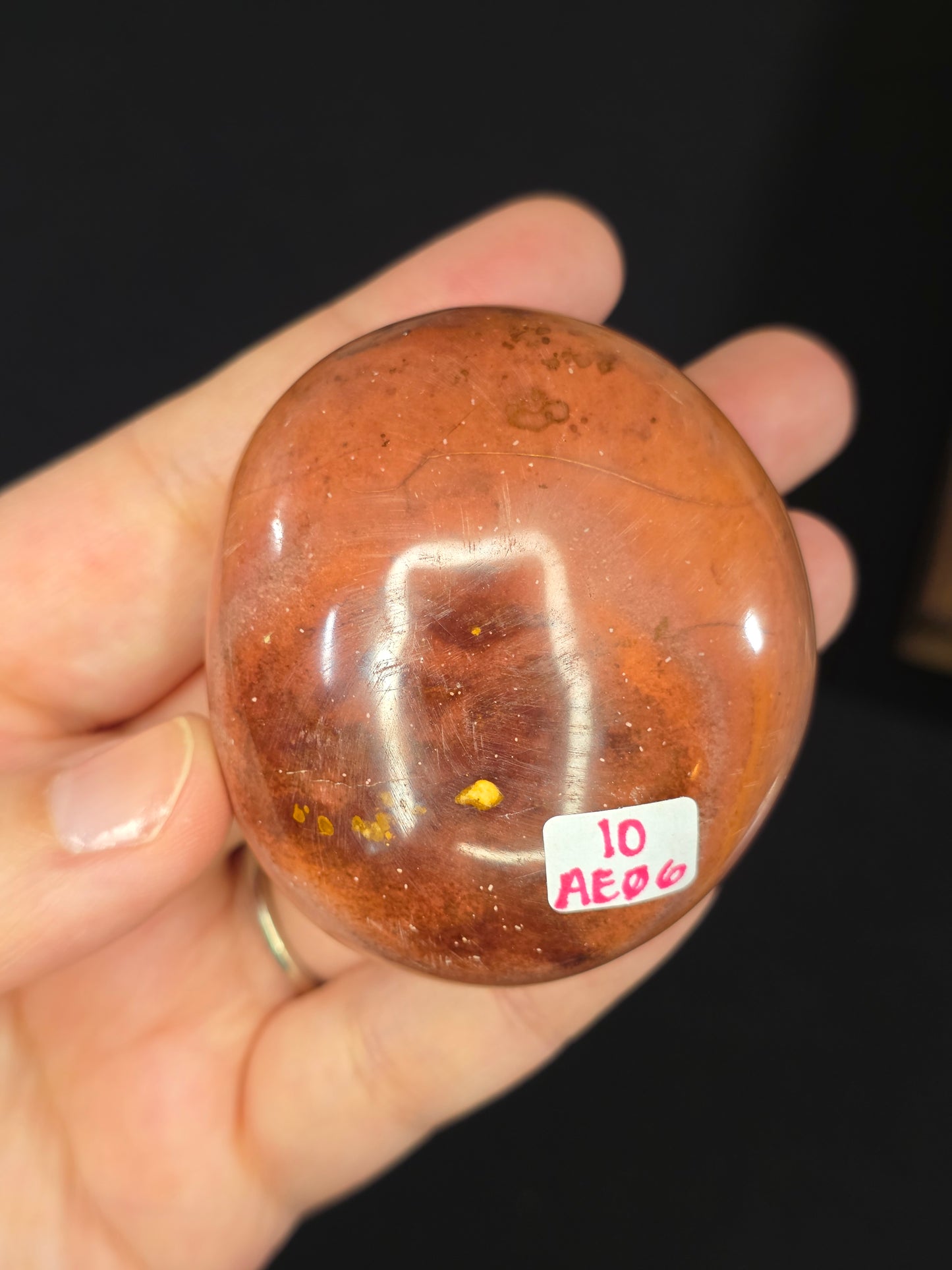 Polychrome Jasper Palm Stone