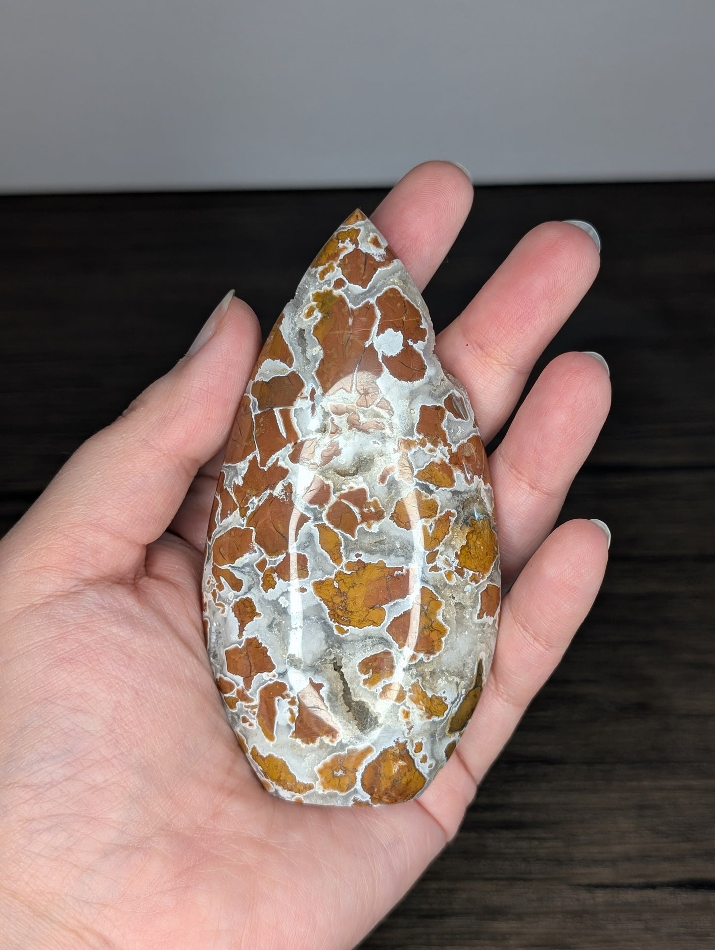 Brecciated Jasper Freeform/Flame Point