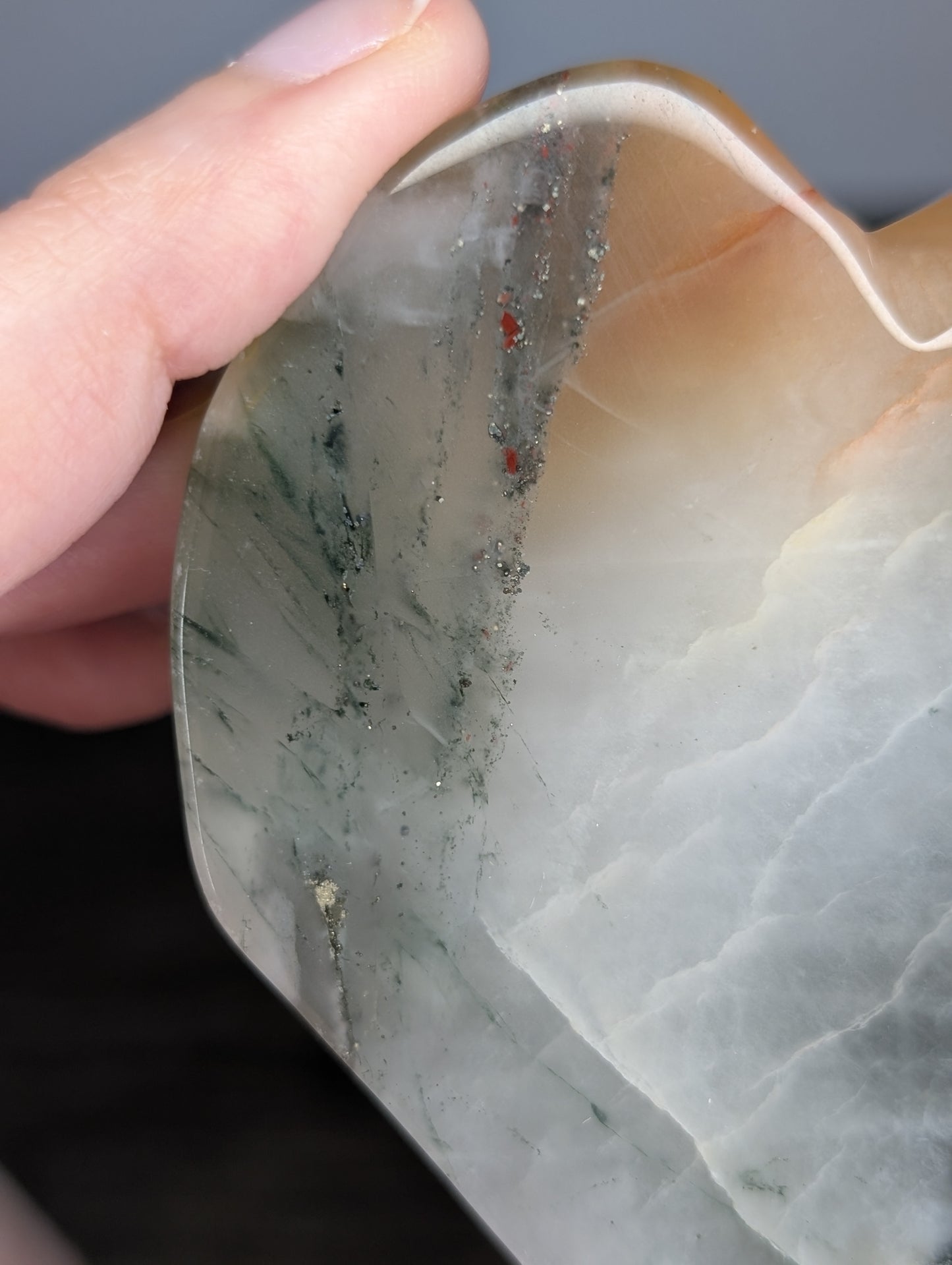 *Slight wobble* African Bloodstone Owl Carving