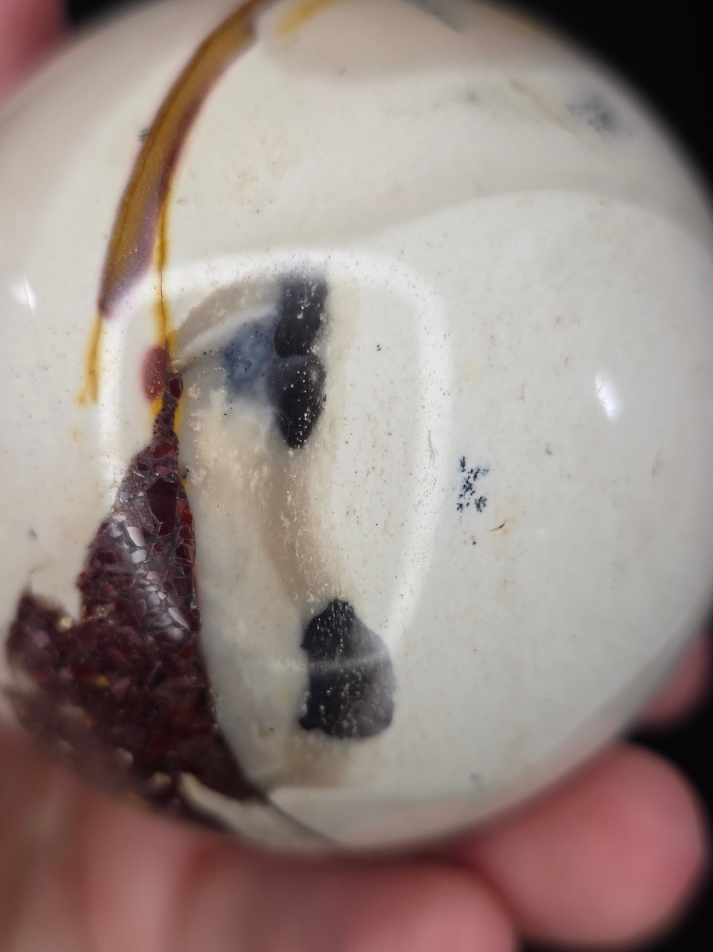 Dendritic Mookaite Sphere