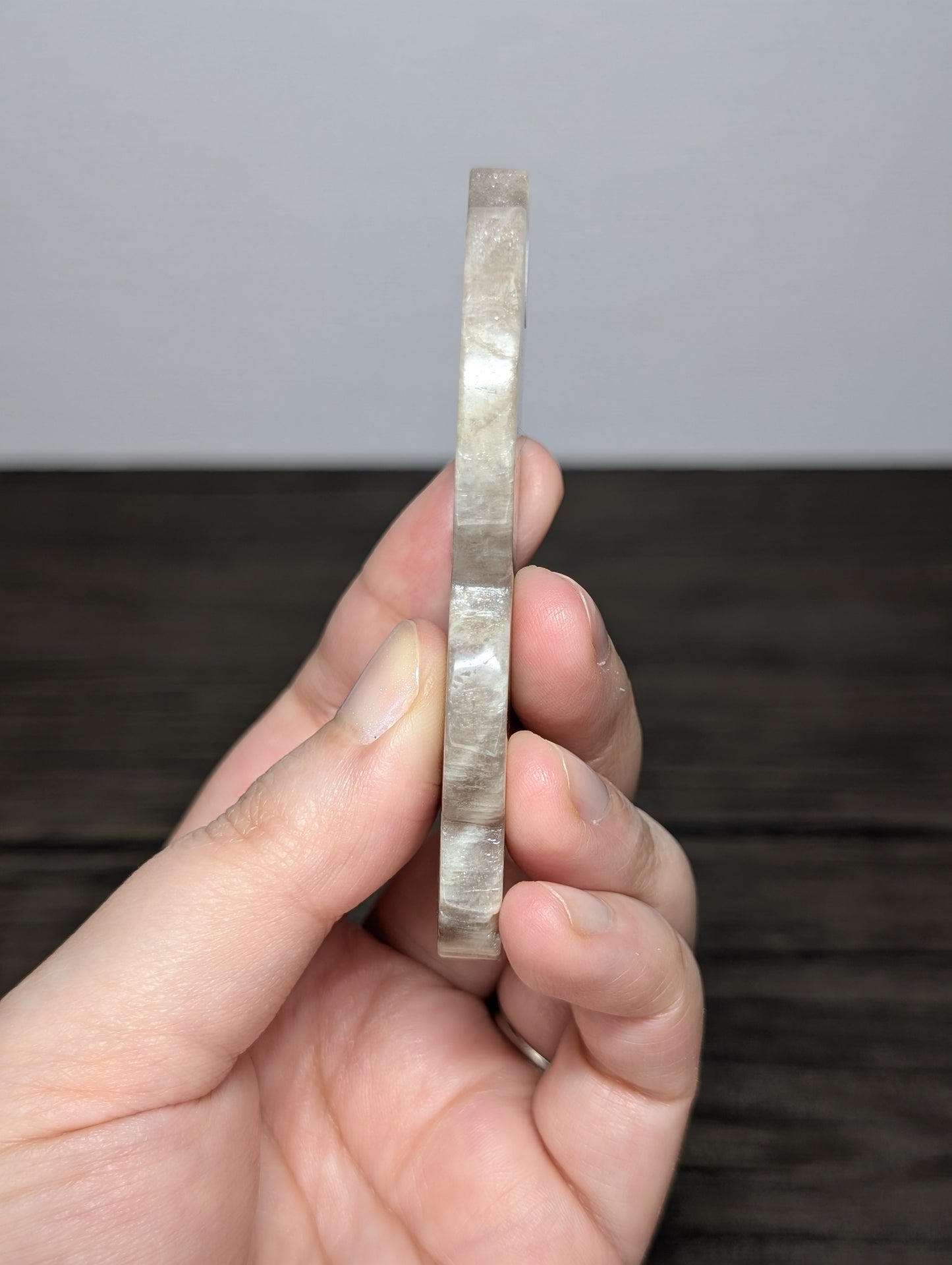 Blue Moonstone x Sunstone Cloud Carving