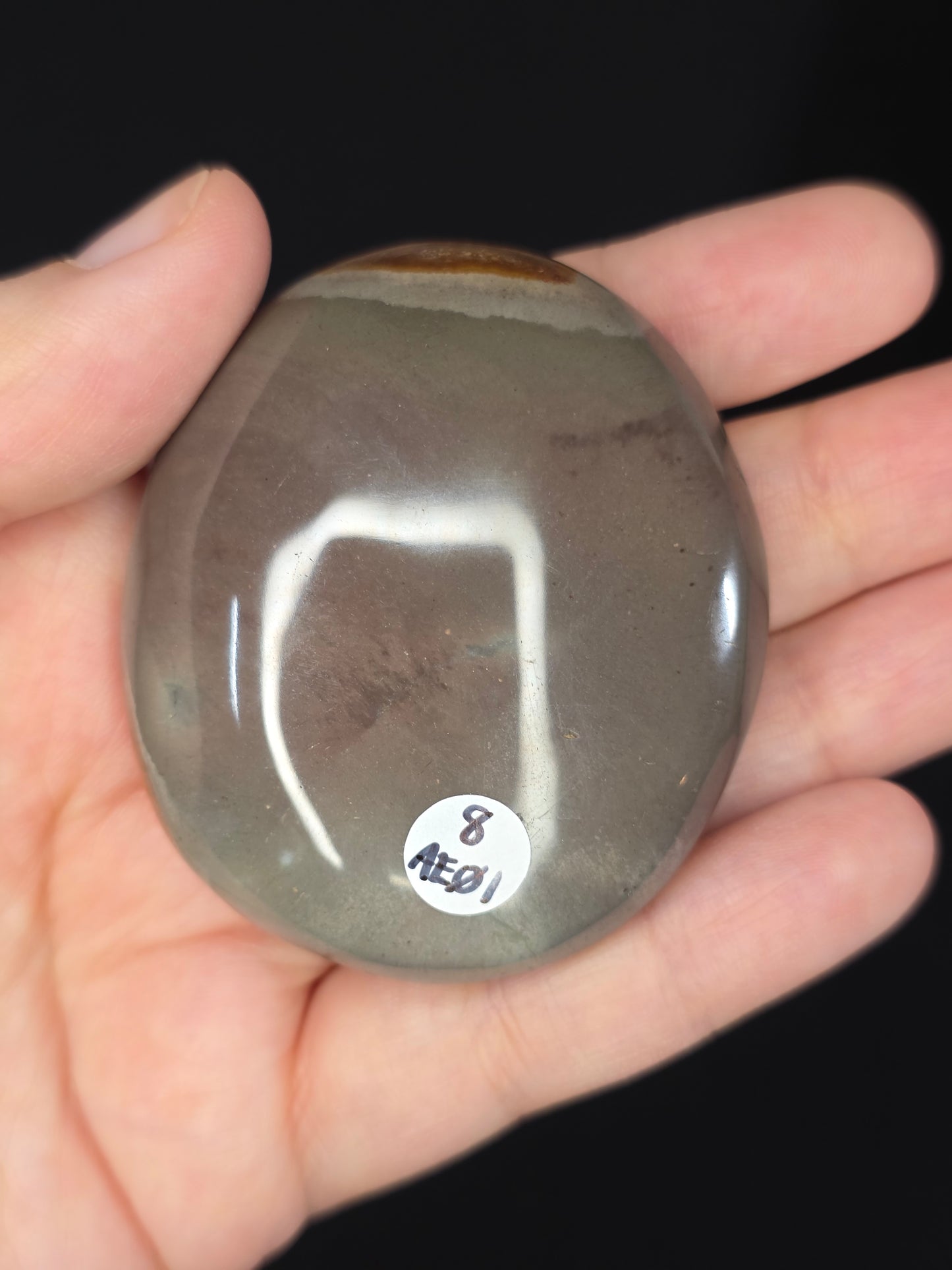 Polychrome Jasper Palm Stone