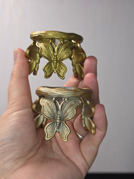 Metal Butterfly Sphere Stand