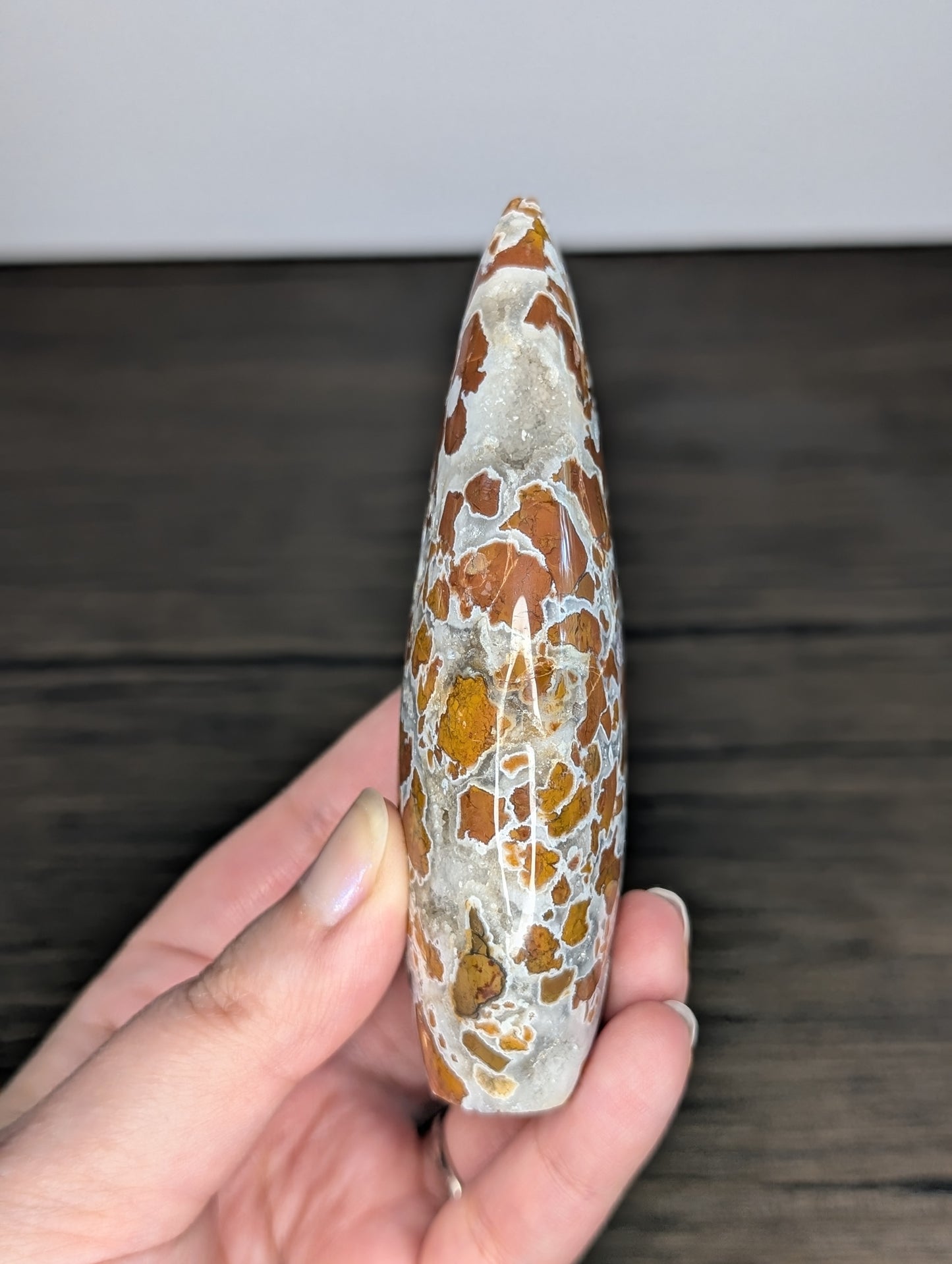 Brecciated Jasper Freeform/Flame Point