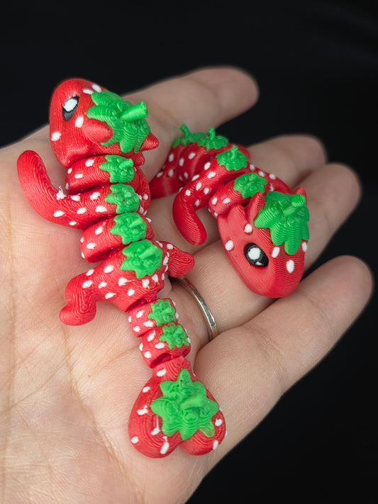 3D Printed Strawberry Dragon