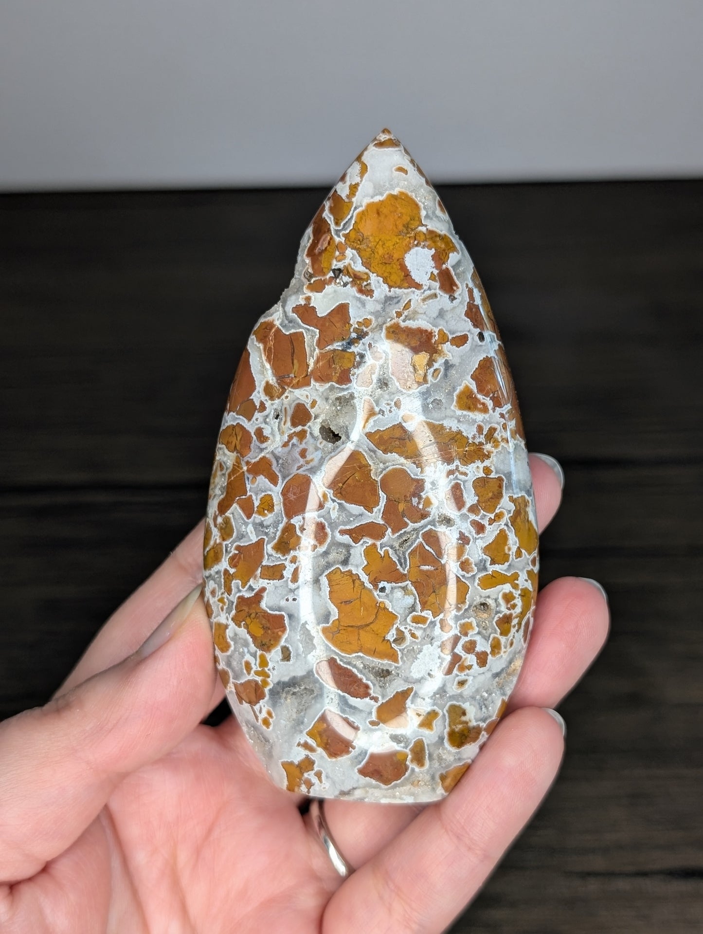 Brecciated Jasper Freeform/Flame Point