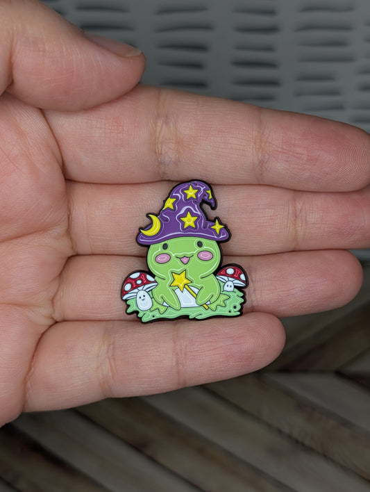 Wizard Frog Enamel Pin