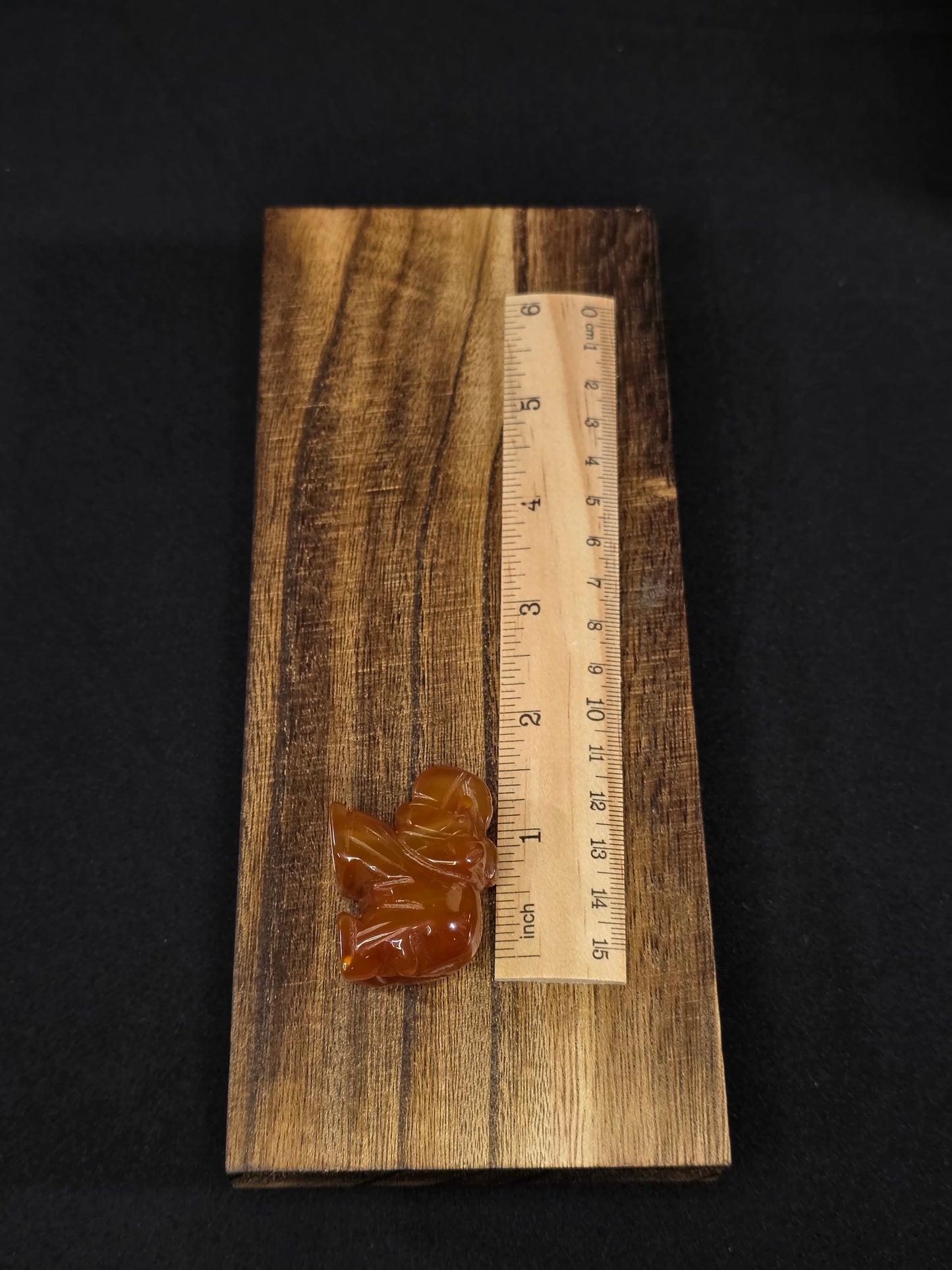 Carnelian Elephant Carving