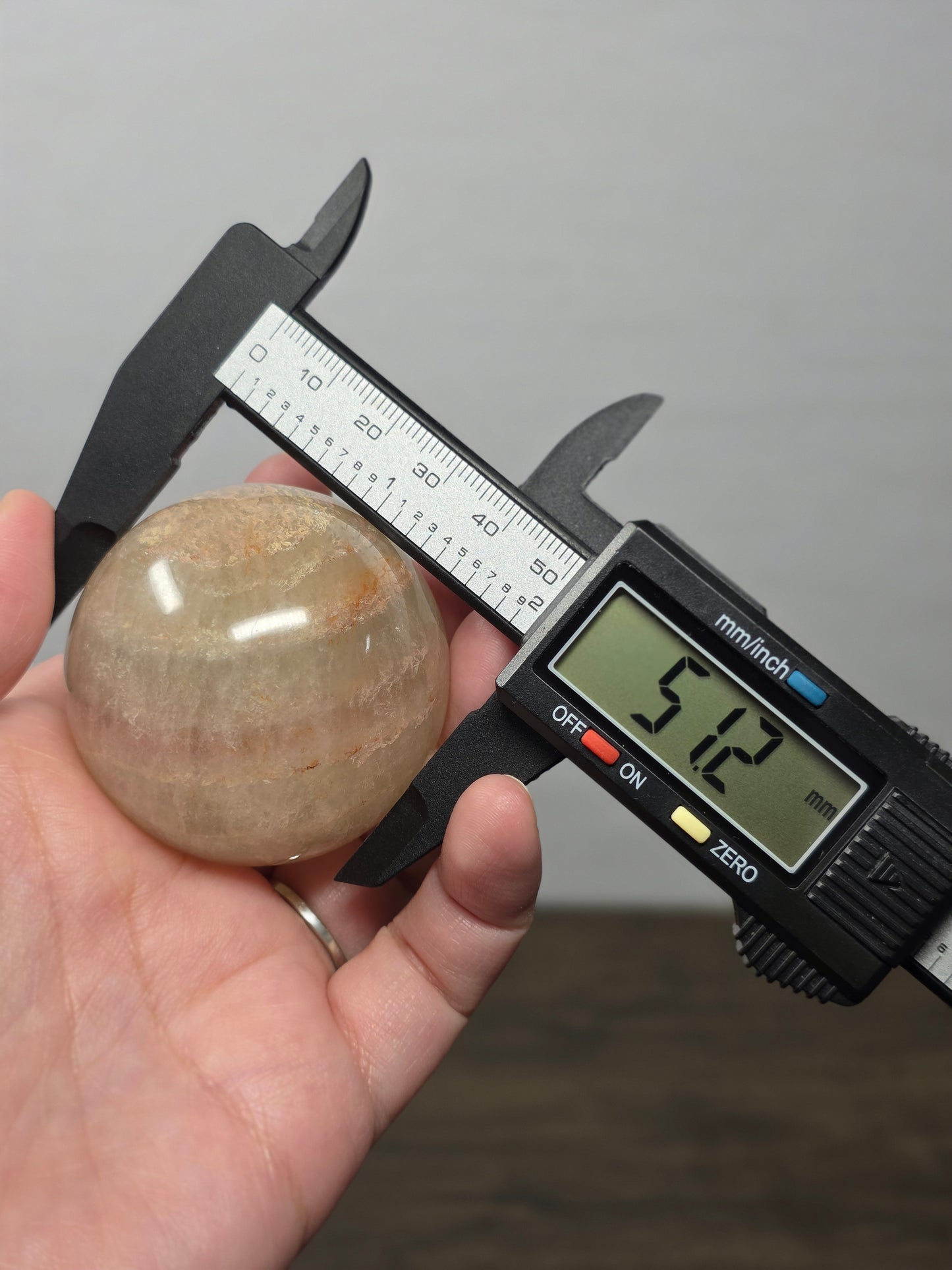 Fluorite w/ Hematite Sphere