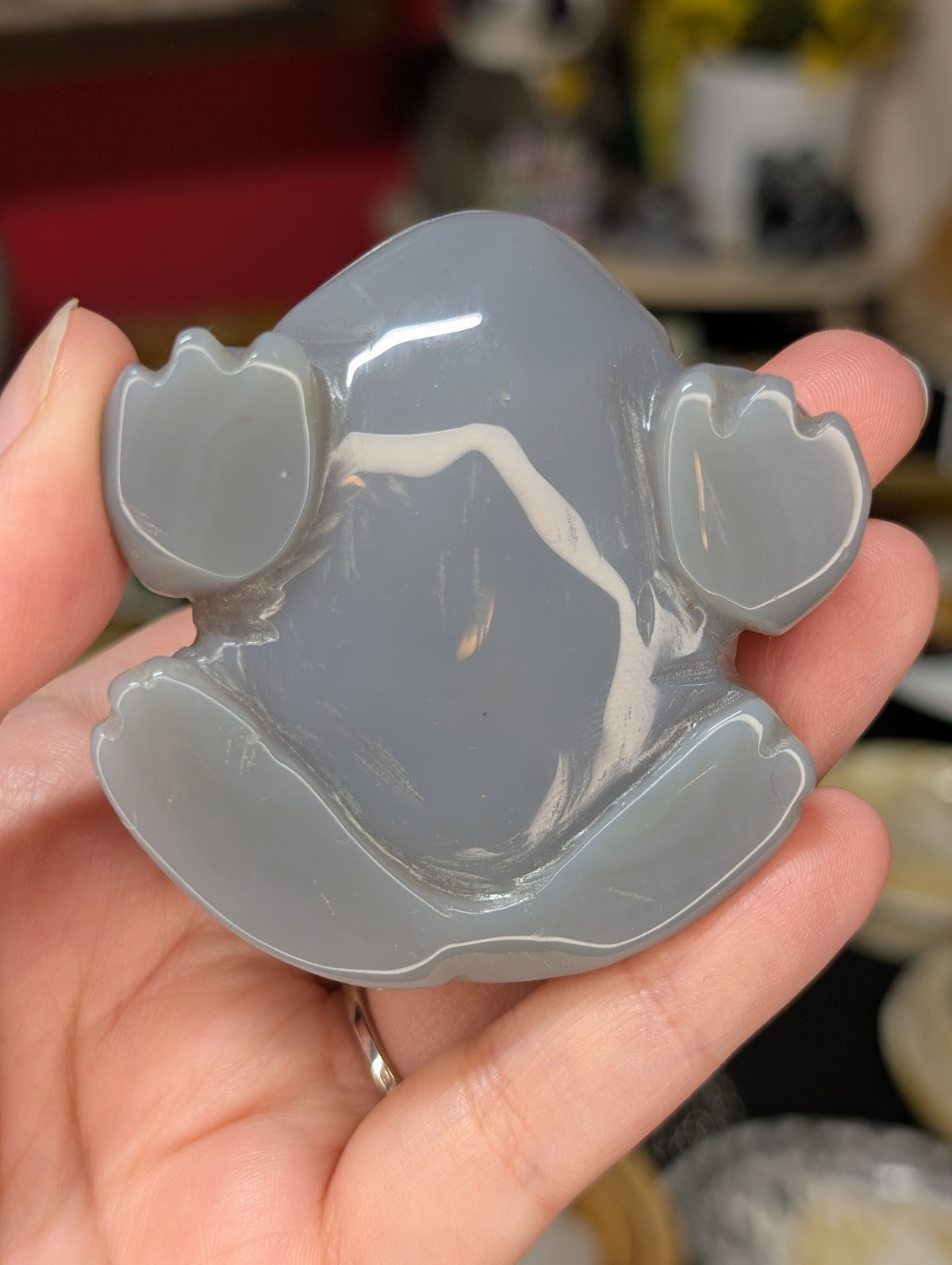 Agate Toad Carving – Gypsy Willow Art