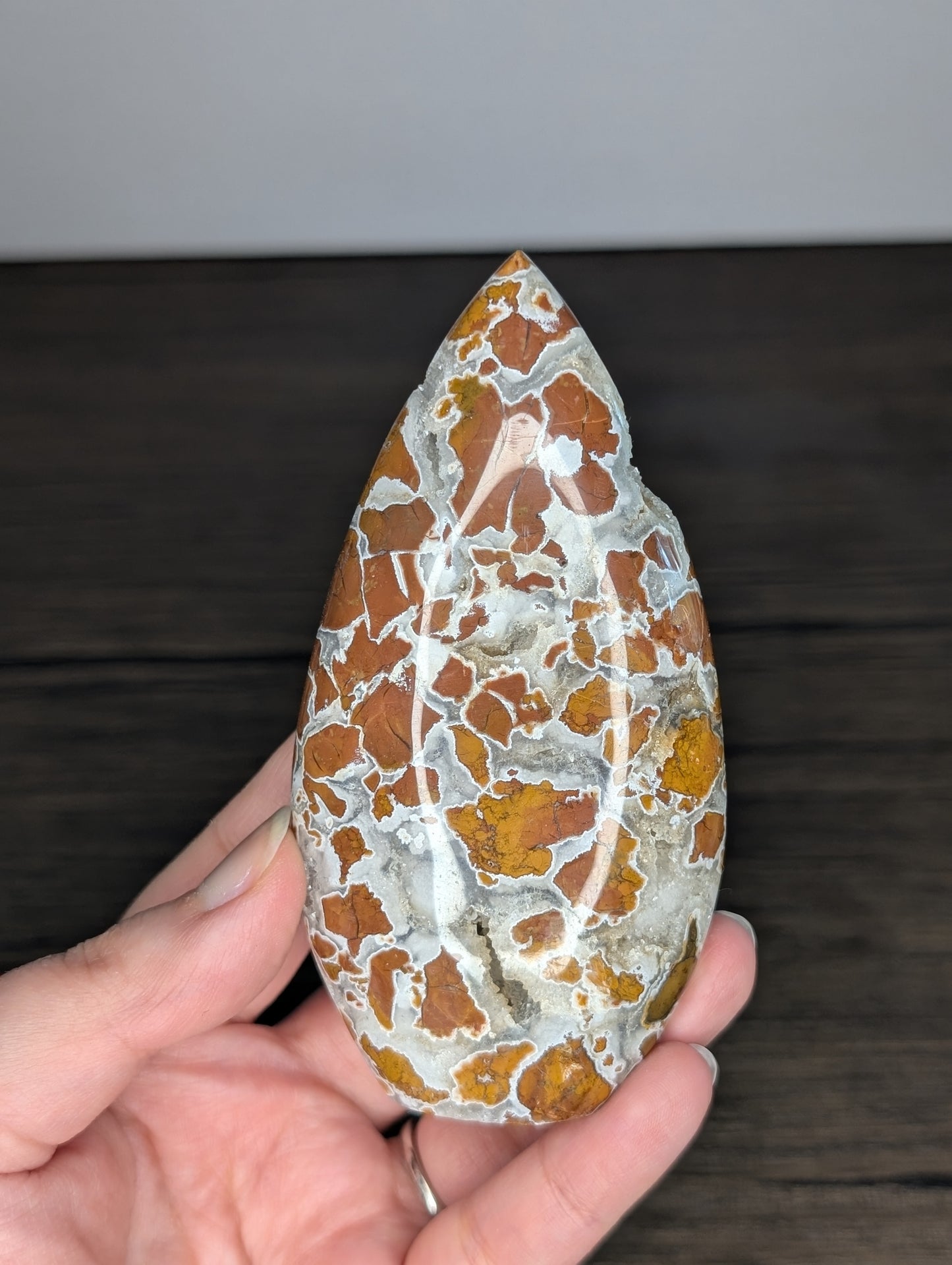 Brecciated Jasper Freeform/Flame Point