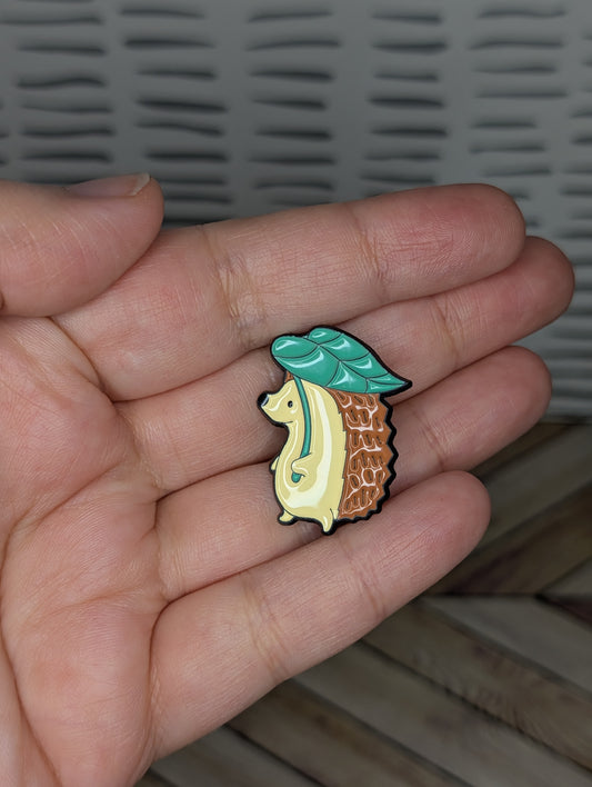 Hedgehog Enamel Pin