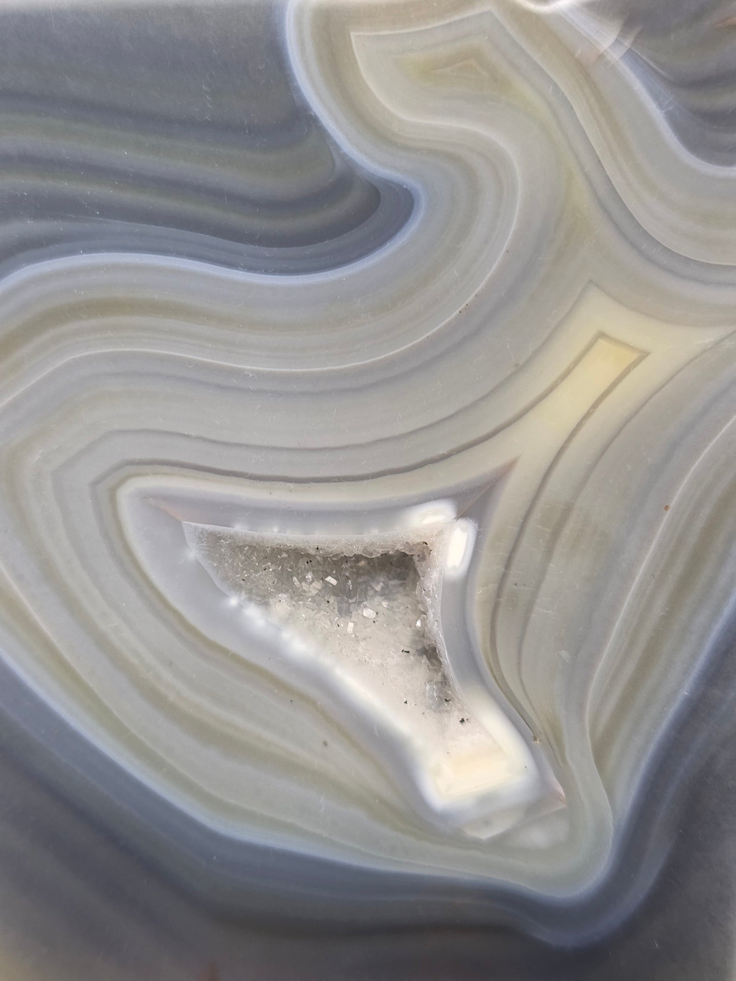 Banded Agate Butterfly Carving